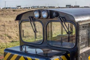 Diesel locomotive cab