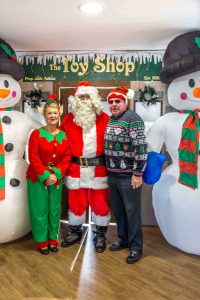 Father Christmas and helpers